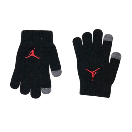 Jordan Kids Pom-Pon Beanie and Gloves 2Piece Set "Black"