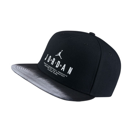 Jordan Modern Heritage Snapback Hat (010/black/white)