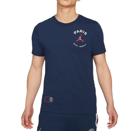 Jordan Paris Saint-Germain Logo Men's T-Shirt "Navy"