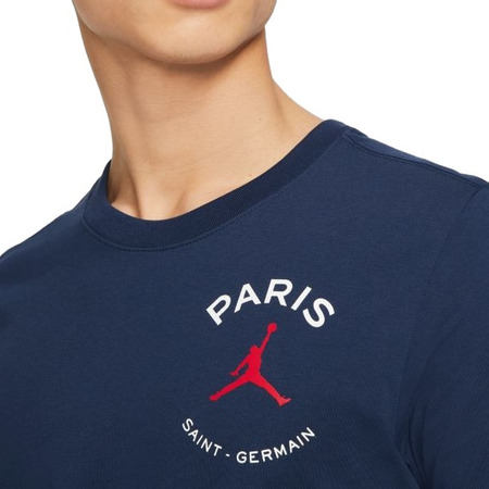 Jordan Paris Saint-Germain Logo Men's T-Shirt "Navy"