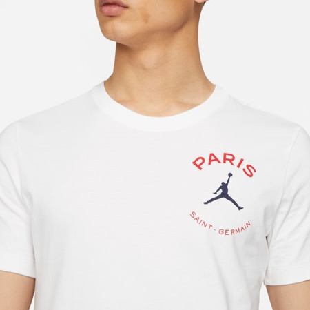 Jordan Paris Saint-Germain Logo Men's T-Shirt "White"