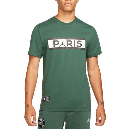 Jordan Paris Saint-Germain Wordmark T-Shirt "Noble Green"