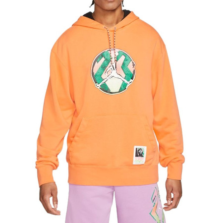 Jordan Sport DNA Men's Washed Pullover Hoodie "Atomic Orange"