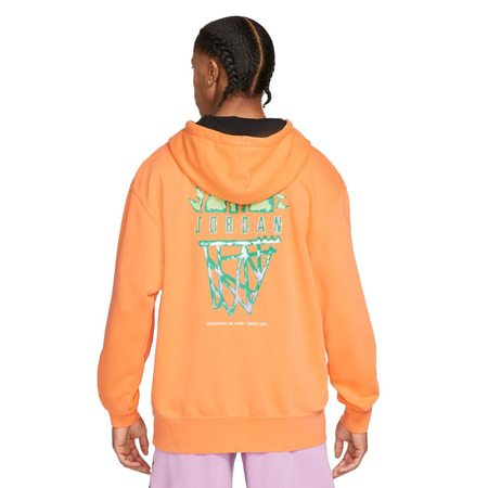 Jordan Sport DNA Men's Washed Pullover Hoodie "Atomic Orange"