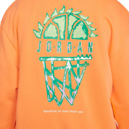 Jordan Sport DNA Men's Washed Pullover Hoodie "Atomic Orange"