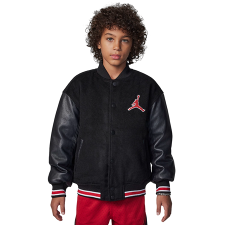 Jordan Kids Varsity Jacket "Black Red"