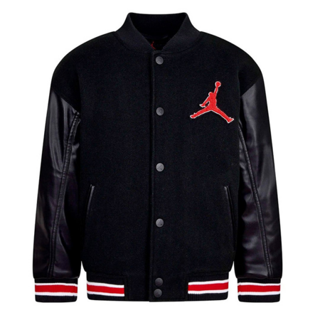 Jordan Kids Varsity Jacket "Black Red"