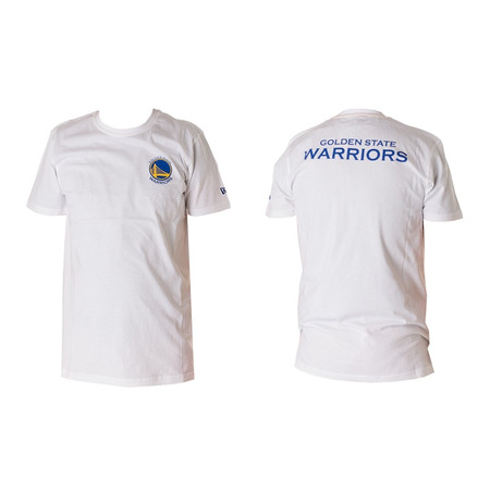 New Era Golden State Warriors WHI Tip Off Chest N Back Tee