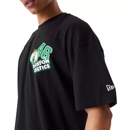 New Era NBA Boston Celtics Arch Wordmark Oversized T-Shirt