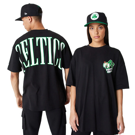 New Era NBA Boston Celtics Arch Wordmark Oversized T-Shirt