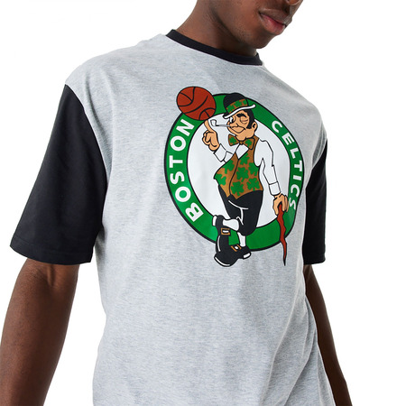 New Era NBA Boston Celtics Colour Block Oversized T-Shirt