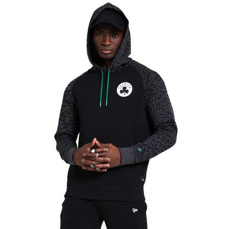 New Era NBA Boston Celtics Print Panel Hoody (black)