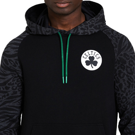 New Era NBA Boston Celtics Print Panel Hoody (black)