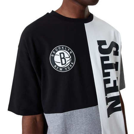 New Era NBA Brooklyn Nets Cut And Sew Oversized Tee