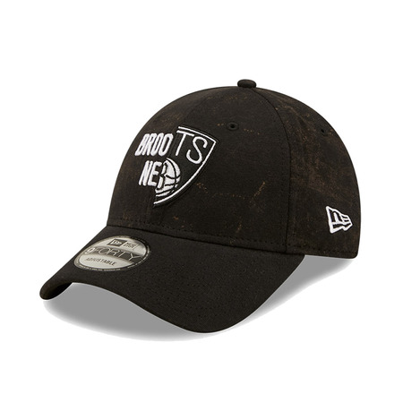 New Era NBA Brooklyn Nets Split Logo 9Forty Washed Strapback