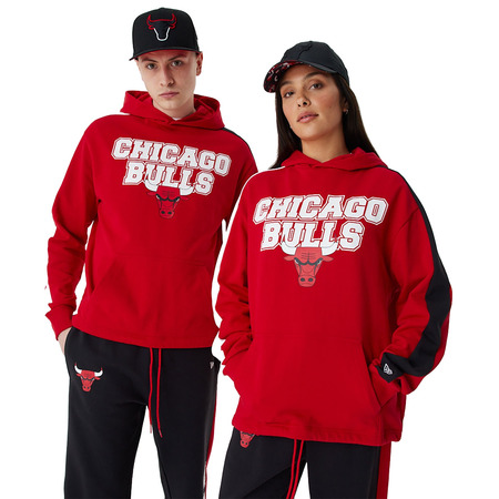 New Era NBA Chicago Bulls Cut and Sew Oversized Hoodie