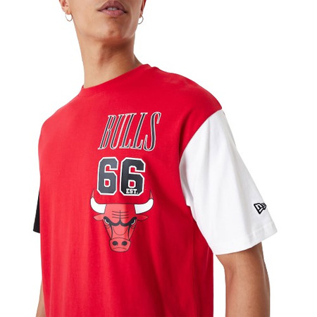 New Era NBA Chicago Bulls Cut Sew Oversized T-Shirt