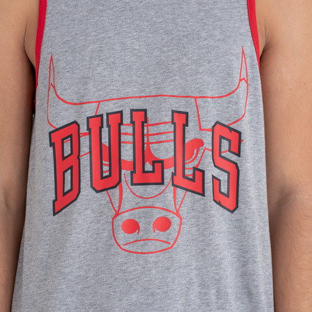 New Era NBA Chicago Bulls Double Logo Tank Top