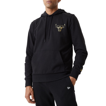 New Era NBA Chicago Bulls Metallic Hoodie "Black-Gold"