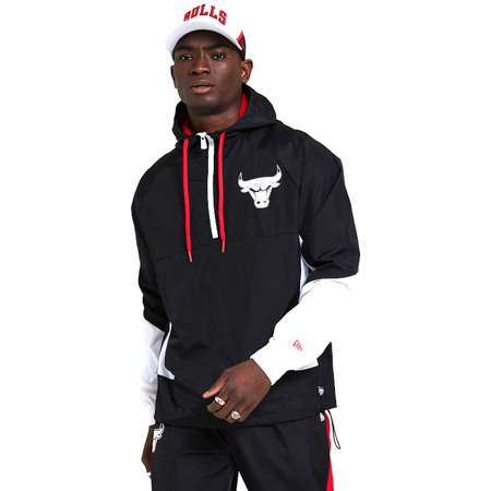 New Era NBA Chicago Bulls Print Infill Windbreaker