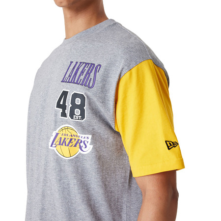 New Era NBA L.A Lakers Cut Sew Oversized T-Shirt