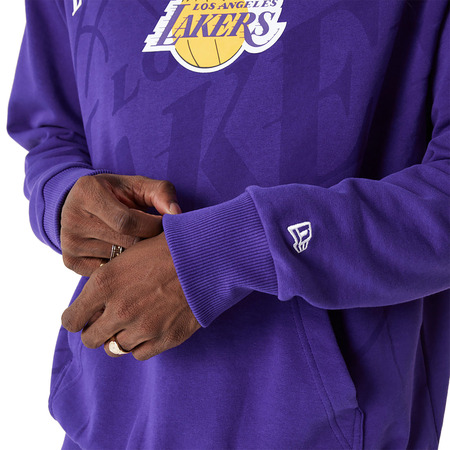 New Era NBA L.A Lakers Logo Pullover Hoodie "Purple "