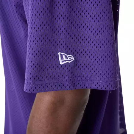 New Era NBA LA Lakers Graphic Mesh T-Shirt "Purple "