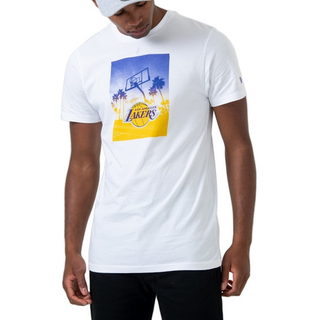 New Era NBA Los Angeles Lakers Graphic Photo Print Tee