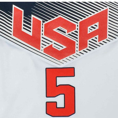 Camiseta Réplica Kevin Durant #5# USA 2014 (100/blanco/navy/red)