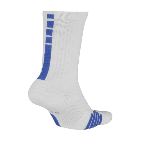 Nike Elite Crew Basketball Sock "White Blue"