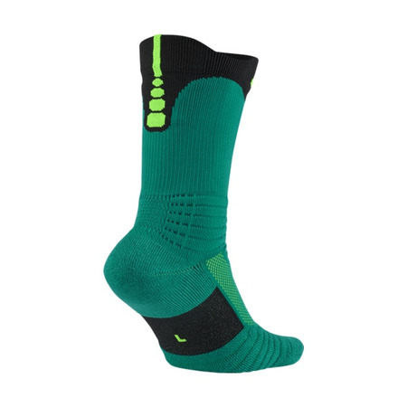 Nike Elite Versatility Crew Sock (352/rio teal/midnight turq/lt green spark)