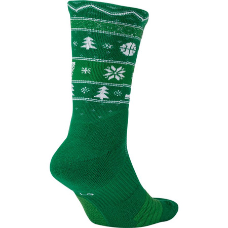 Nike Elite Crew-Xmas Socks (Green)