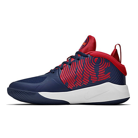 Nike Team Hustle D 9 (GS) "Midnight Navy Red"