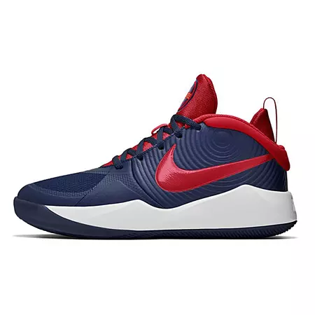 Nike Team Hustle D 9 (GS) "Midnight Navy Red"