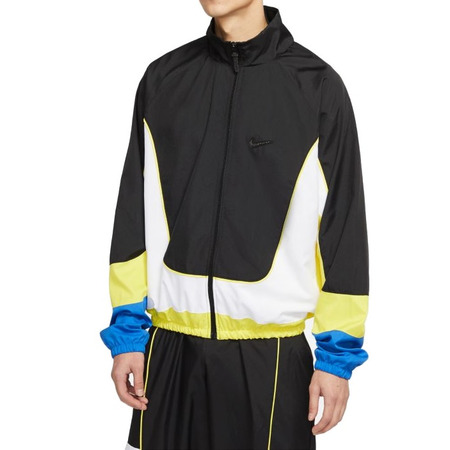 Nike Throwback Men's Basketball Jacket "Black/Multicolor"