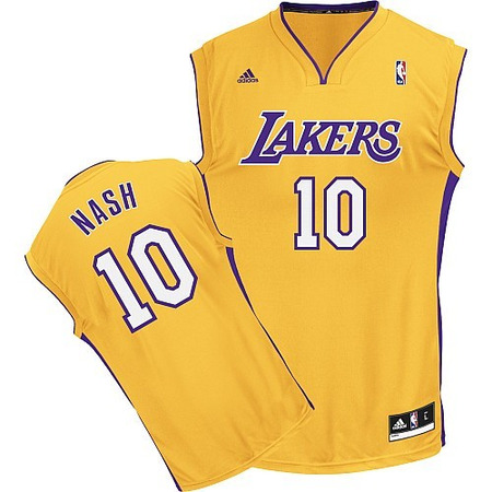 Adidas Camiseta Réplica Nash Lakers (amarilla)