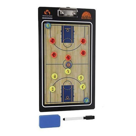 Tactical Board 2-sided Basketball Magnetic Diamond (Multicor)