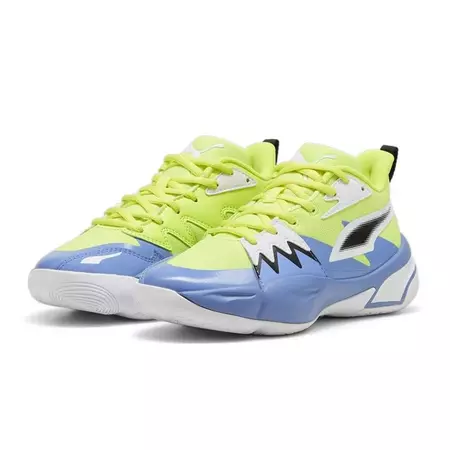 Puma Basketball Genetics JR. "Electric Lime-Blue"