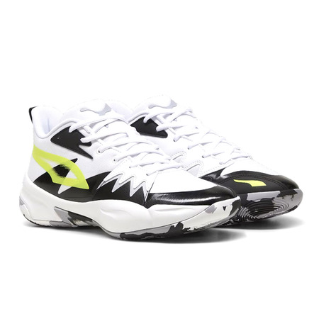 Puma Basketball Genetics "White Electric Lime"