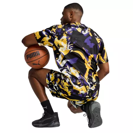 Puma Basketball Rival Rage AOP Tee "Team Violet-AOP"