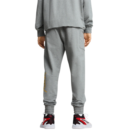 Puma Basketball Rival Rage Tech Pant "Medium Grey"