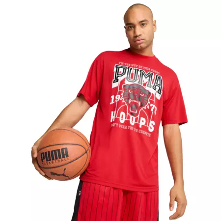 Puma Basketball Rival Rage Tee 4 "Red"