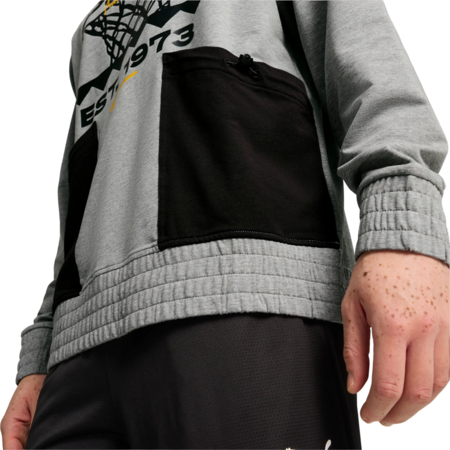 Puma Basketball Winning Shot Hoodie Fleece "Medium Gray"