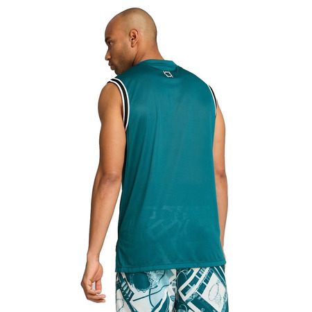 Puma Basketball Winning Shot Mesh Tank "Cold Green"