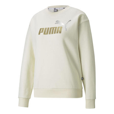 Puma ESS+ Metallic Logo Crew FL