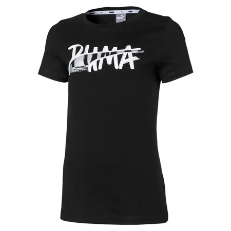 Puma Girls Alpha Logo Tee