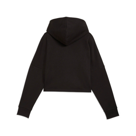 Puma Girls ESS Logo Cropped Hoodie G "Black"