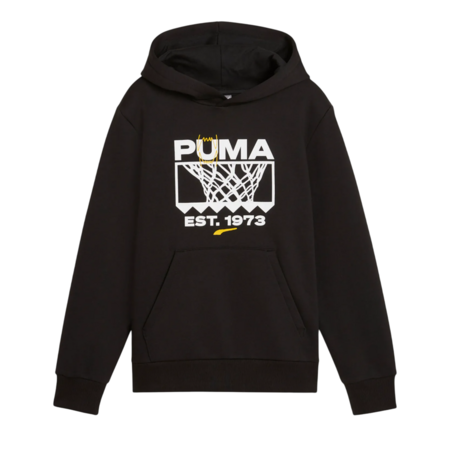 Puma Junior Basketball Winning Shot Hoodie Fleece "Black"