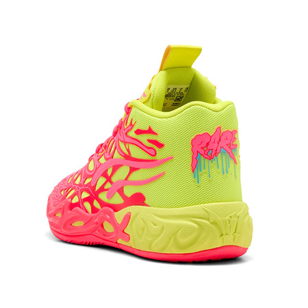 PUMA LaMelo Ball MB.04 1Love Junior "Pink Alert-Yellow"