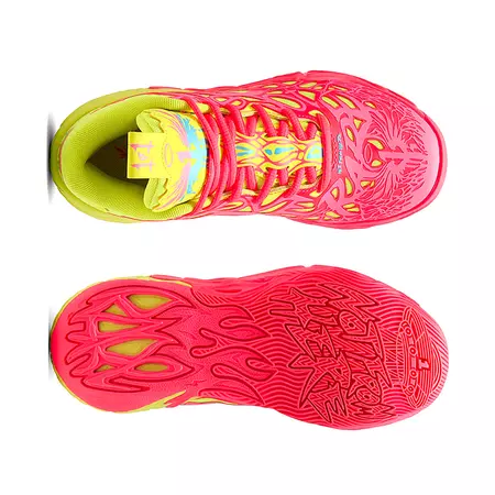 LaMelo Ball MB.04 1Love Junior "Pink Alert-Yellow"